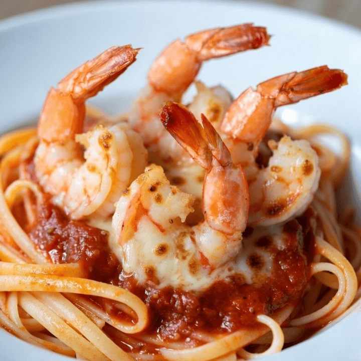 Shrimp Parmigiana (4 shrimp).