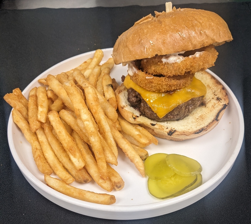BBQ Bacon Cheese Burger.