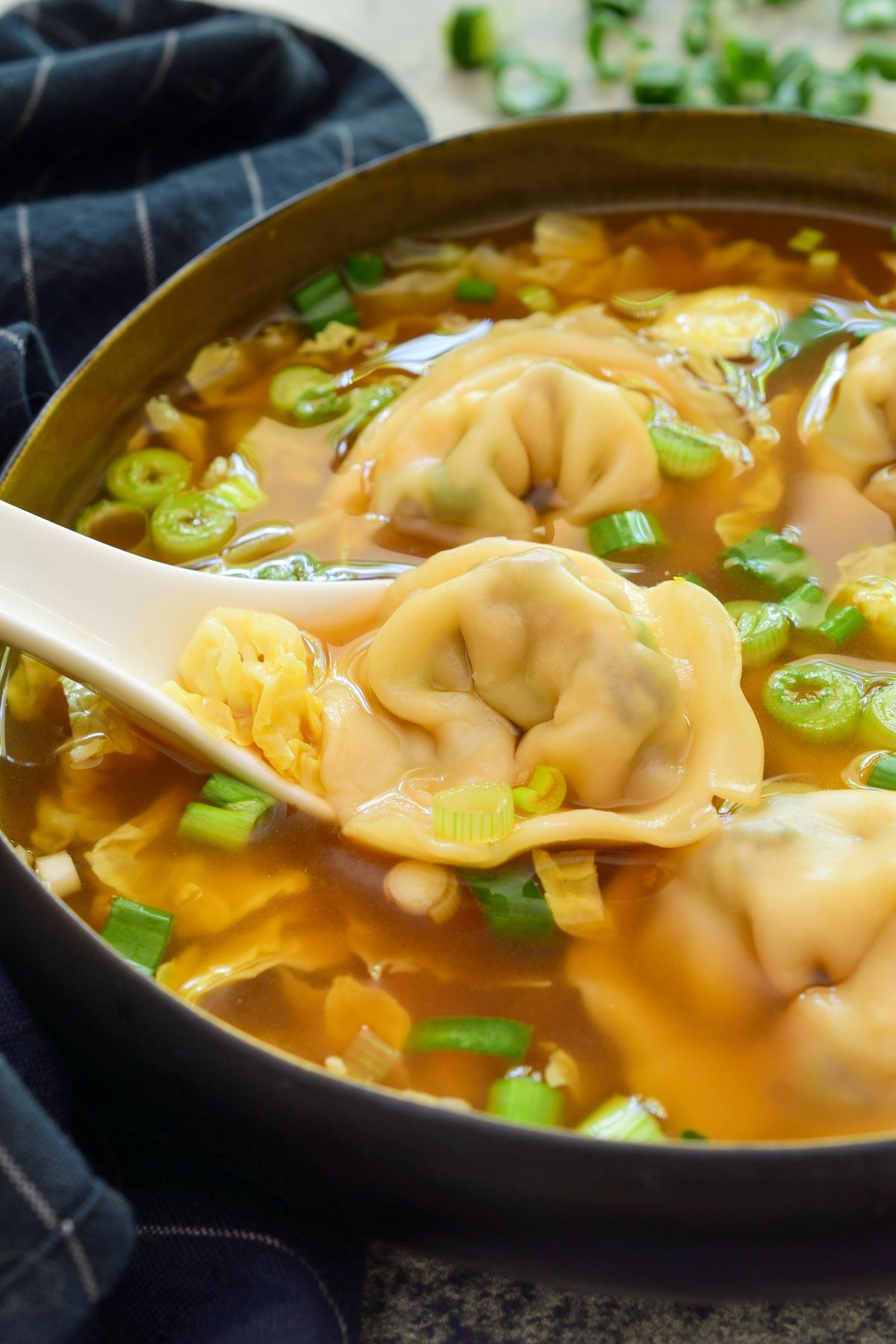 Large Wonton Soup.