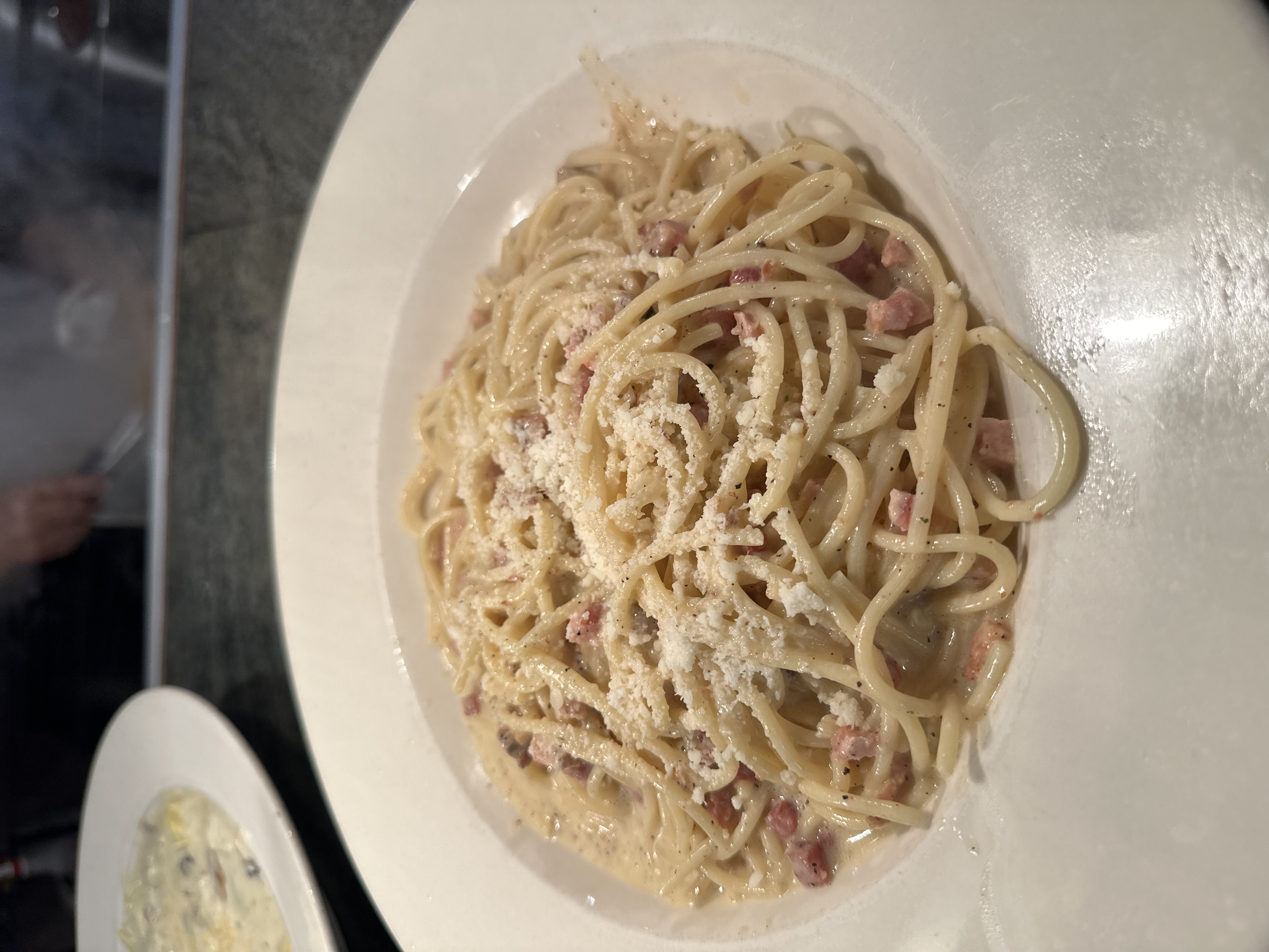 Spaghetti Carbonara.