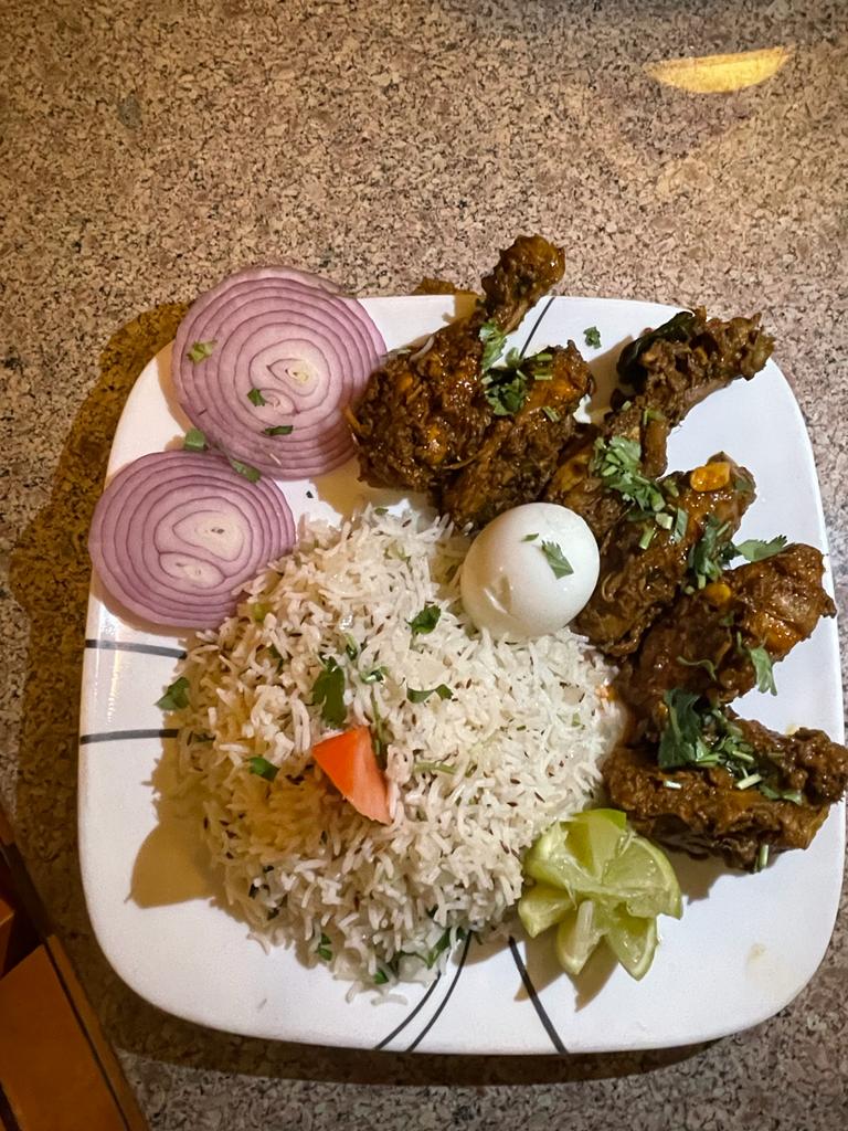 Chicken Fried Piece Biryani.