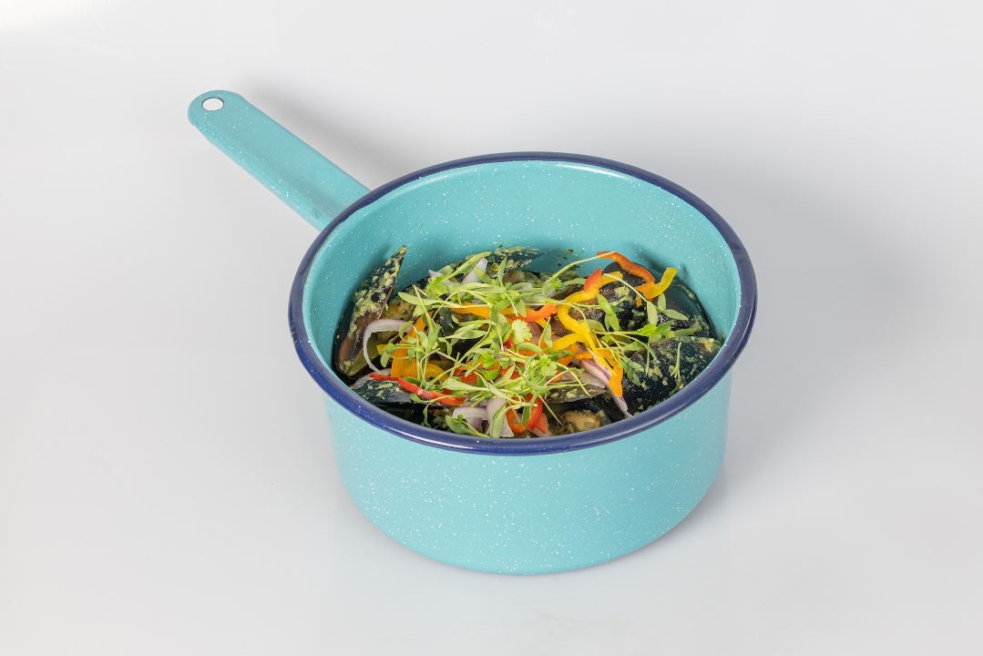 Mejillones en Salsa Verde.