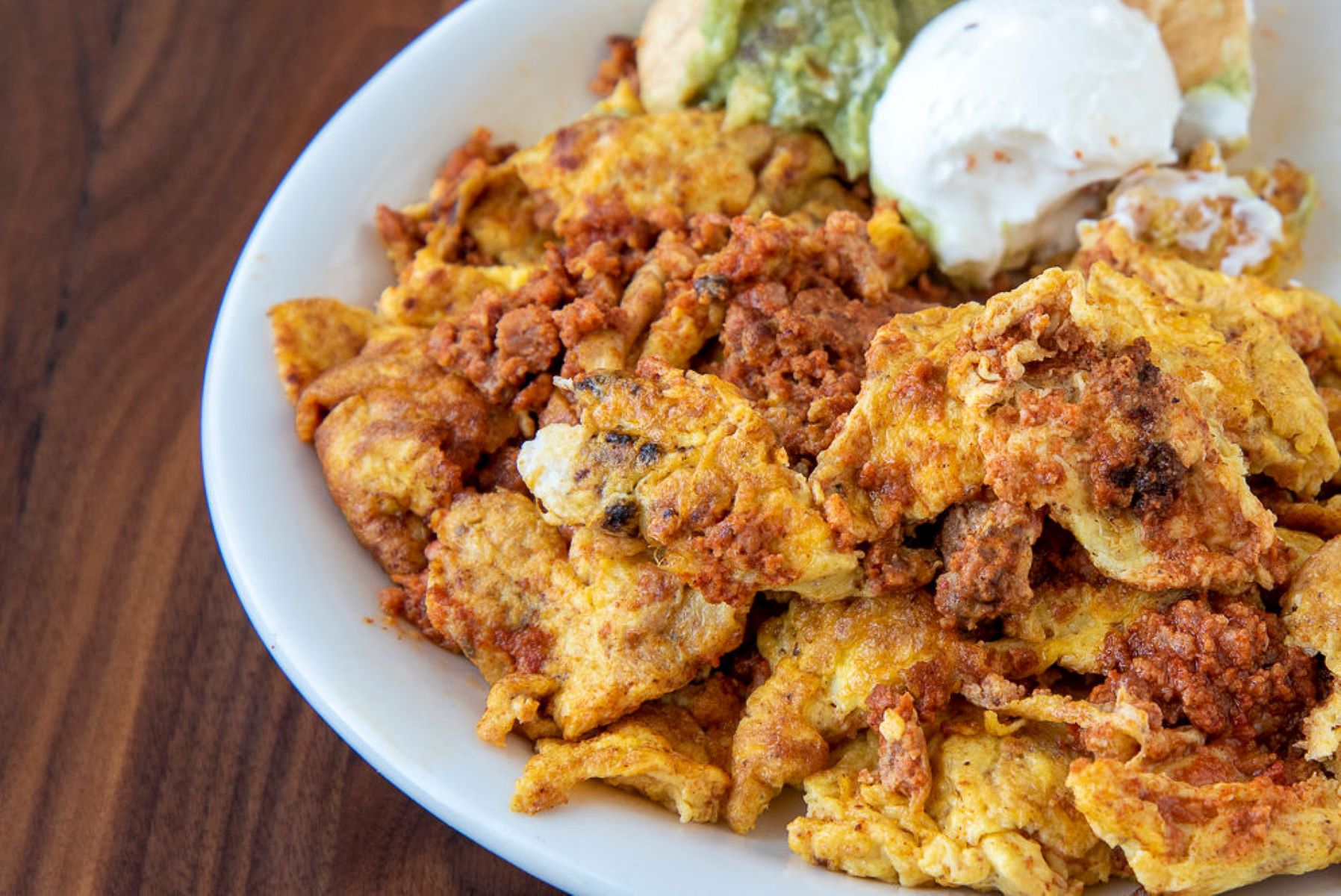 Chorizo & Eggs Plate.