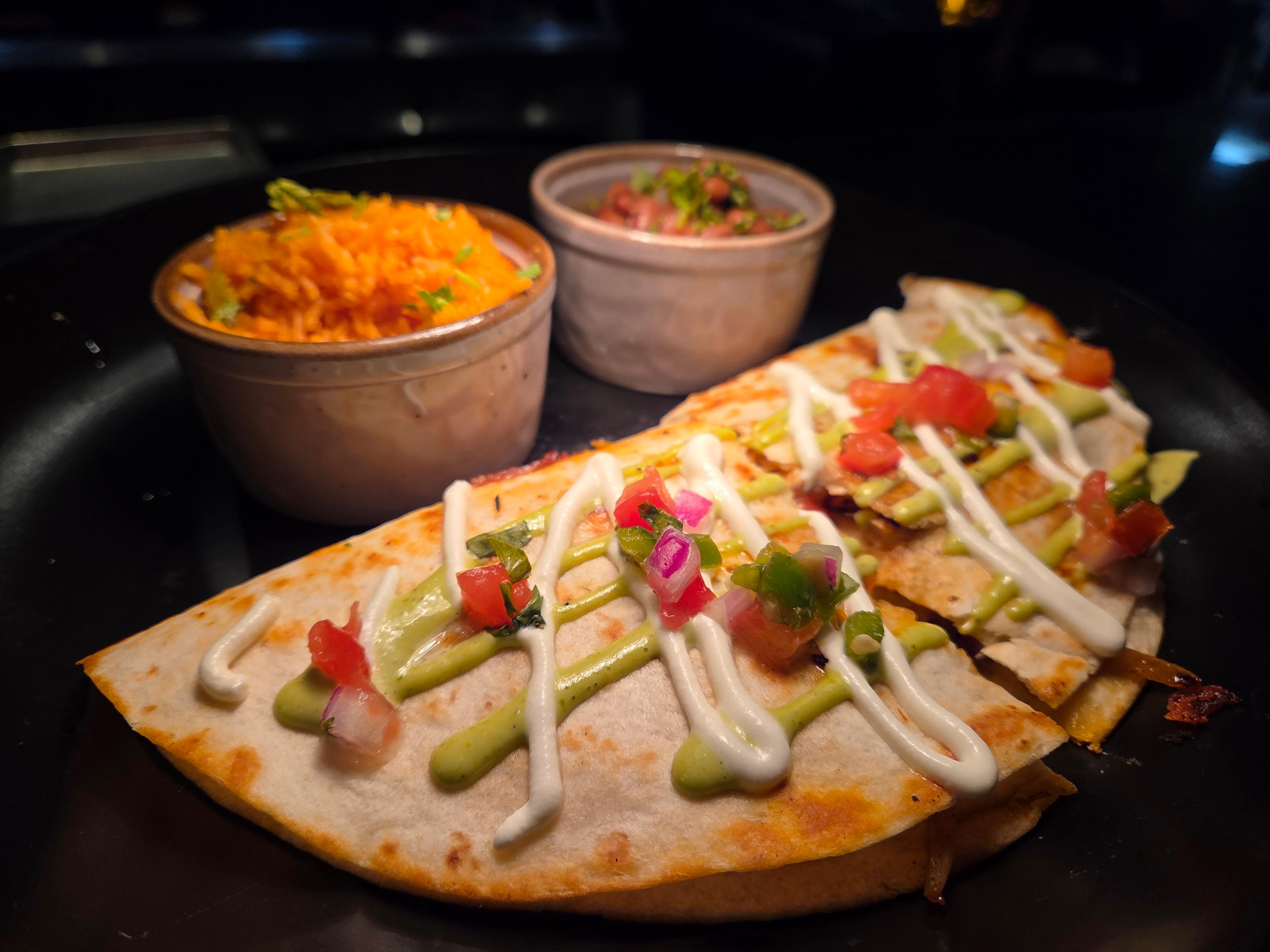 Chicken Quesadilla.
