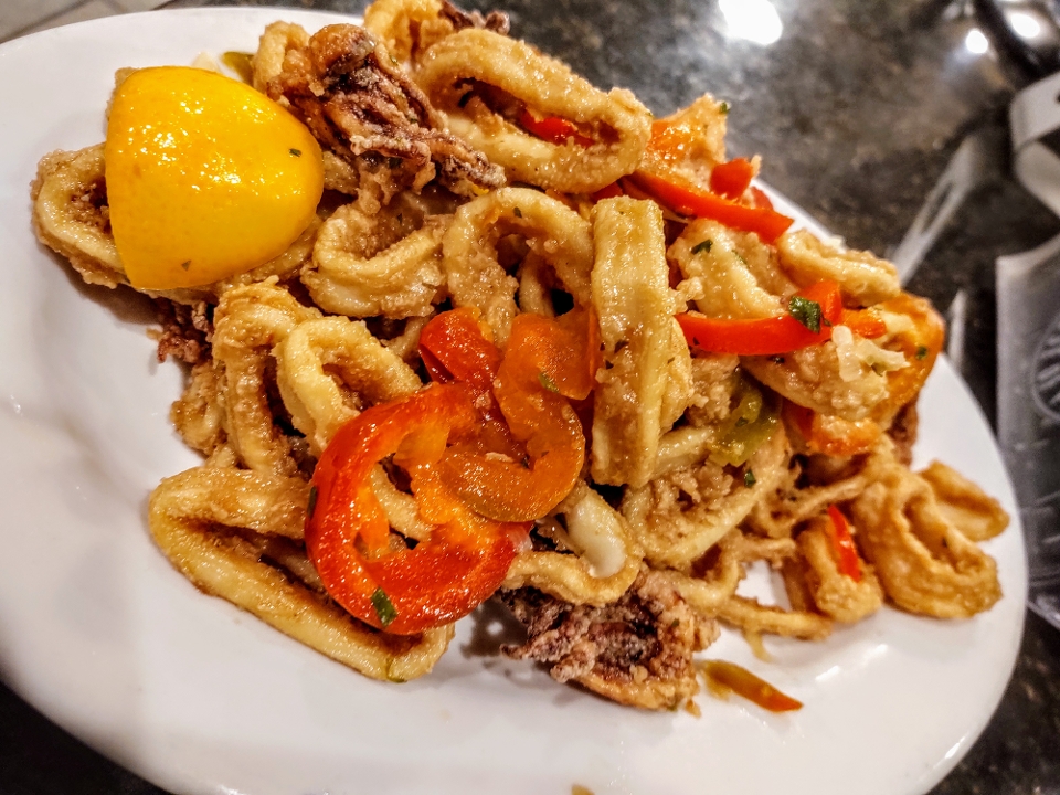 Calamari Scarpariello.