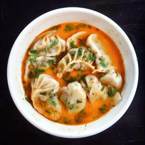 Chicken Jhol Momo.