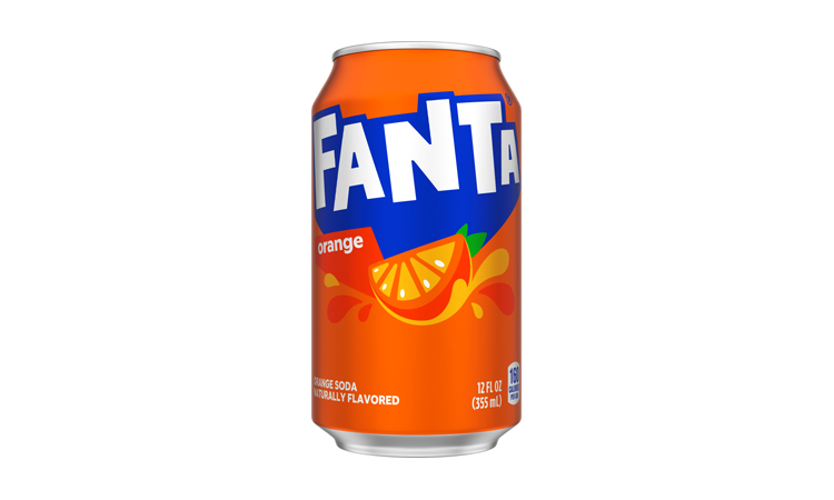 Fanta Orange, 12oz Can.