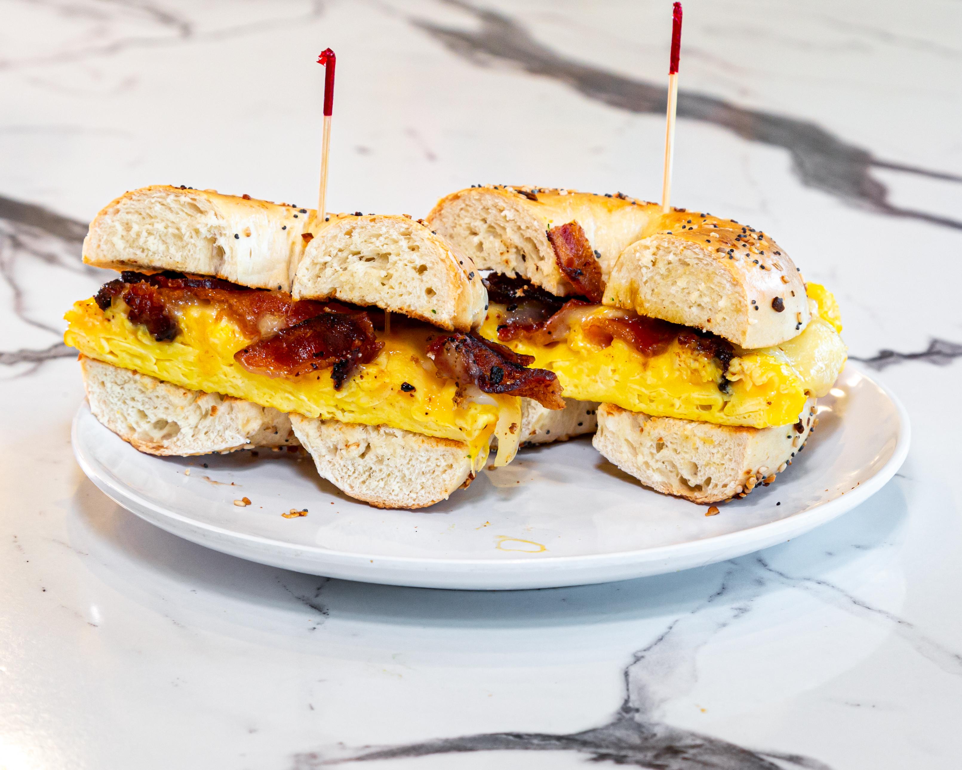 Egg and Cheese Sandwich.