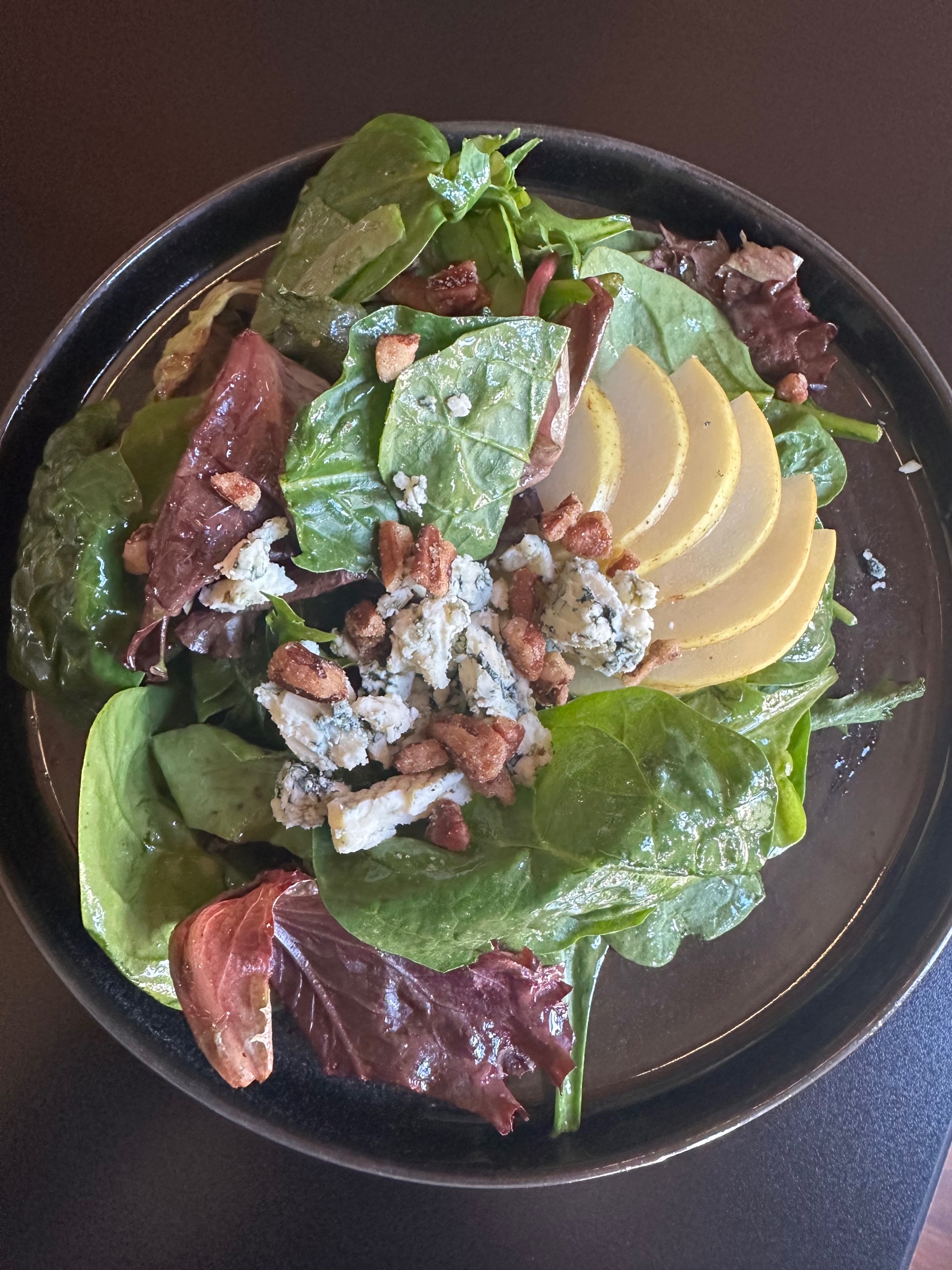 Pear & Blue Salad.