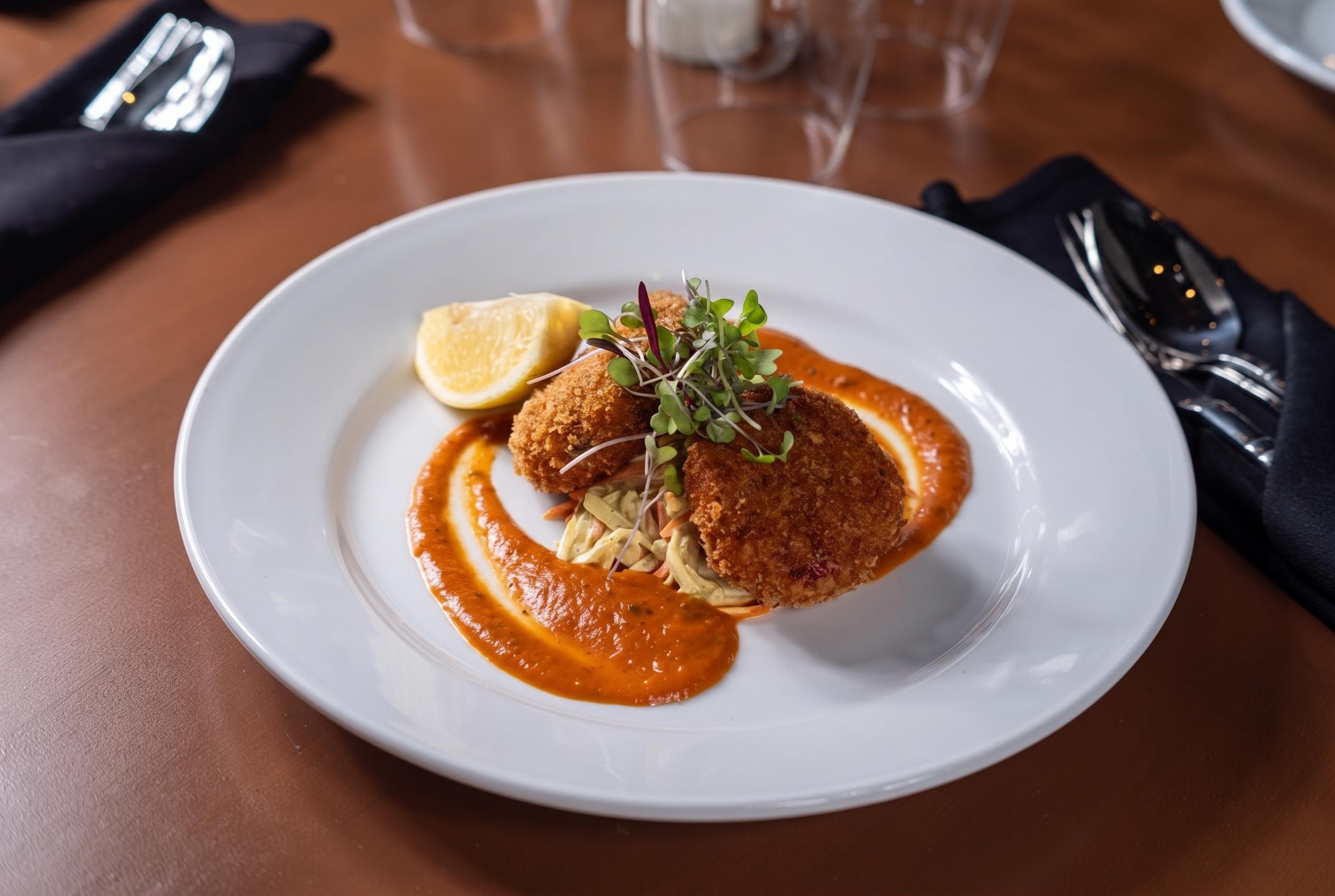 Indian Spicy Crab Cakes.