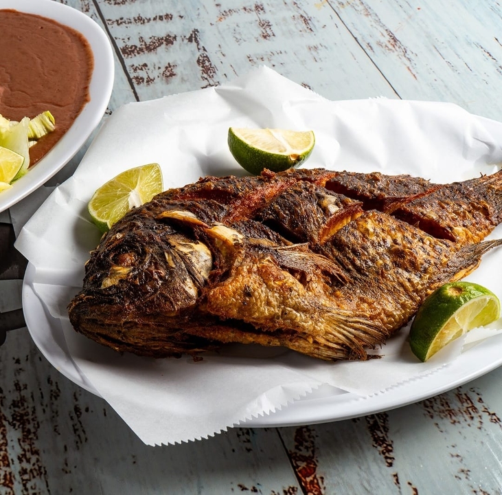 Fried Tilapia - Mojarra Frita.