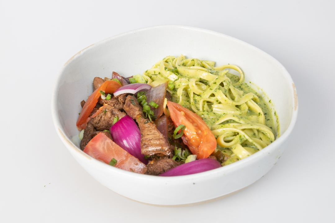 Pesto Noodles.