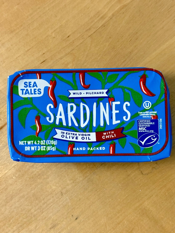 Sea Tales Sardines in EVOO.