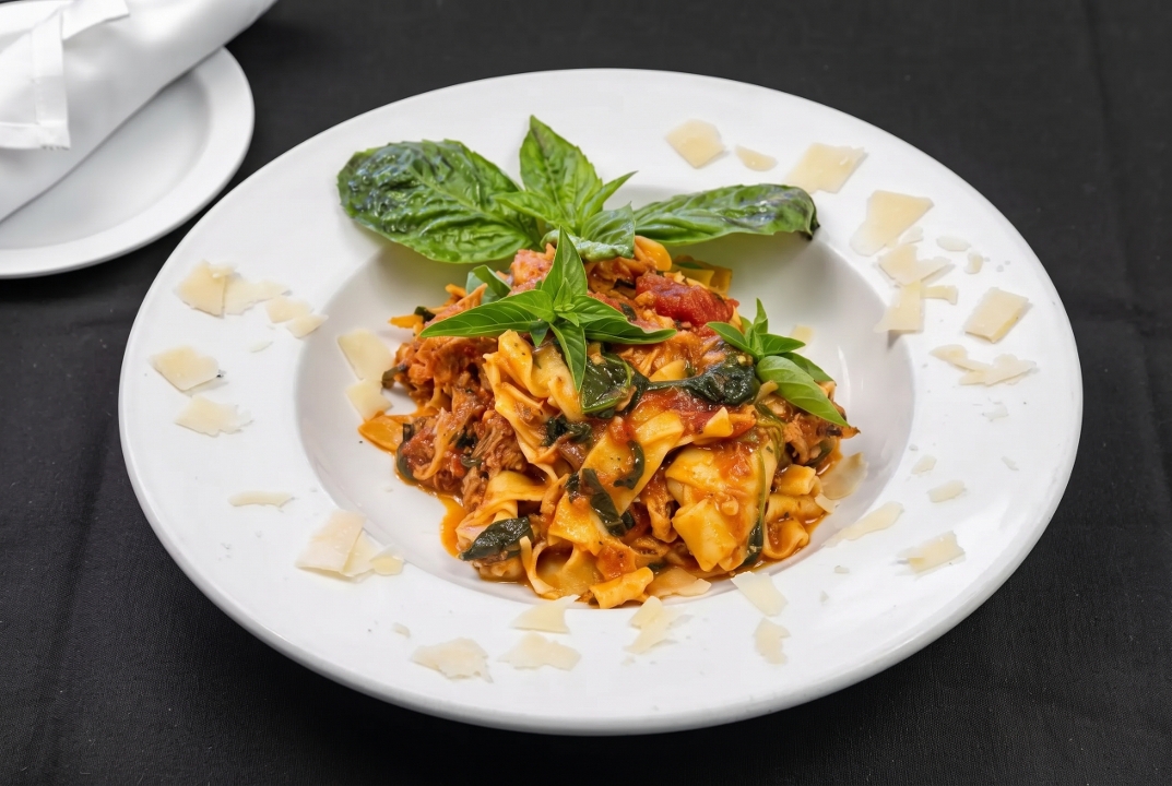 Rabbit Bolognese.