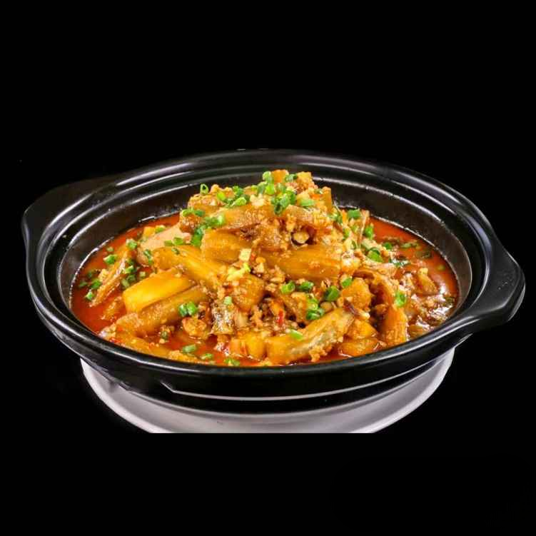 HP3. 咸魚肉鬆茄子煲/Minced Pork & Salty Fish w. Eggplant Casserole.