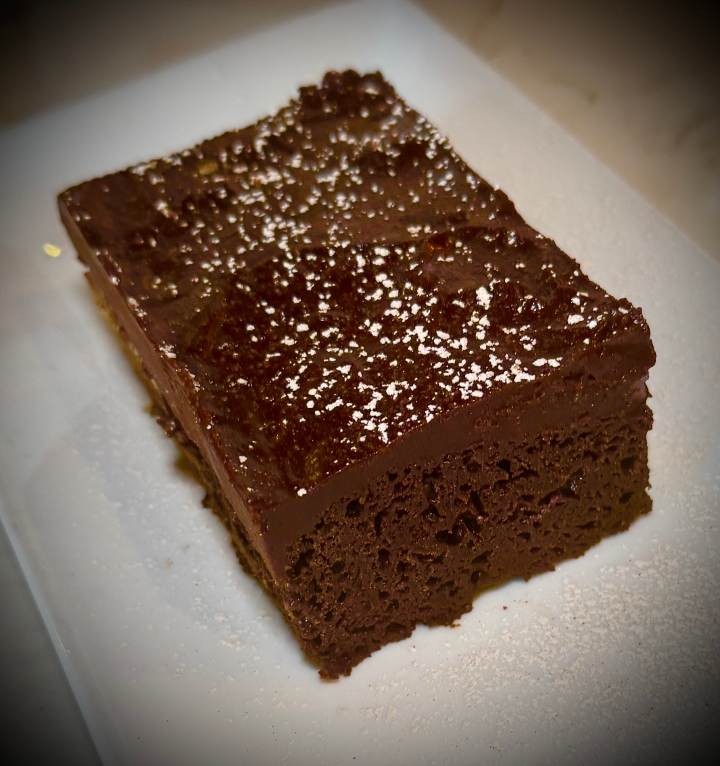 Buttercream Frosted Chocolate Cake.