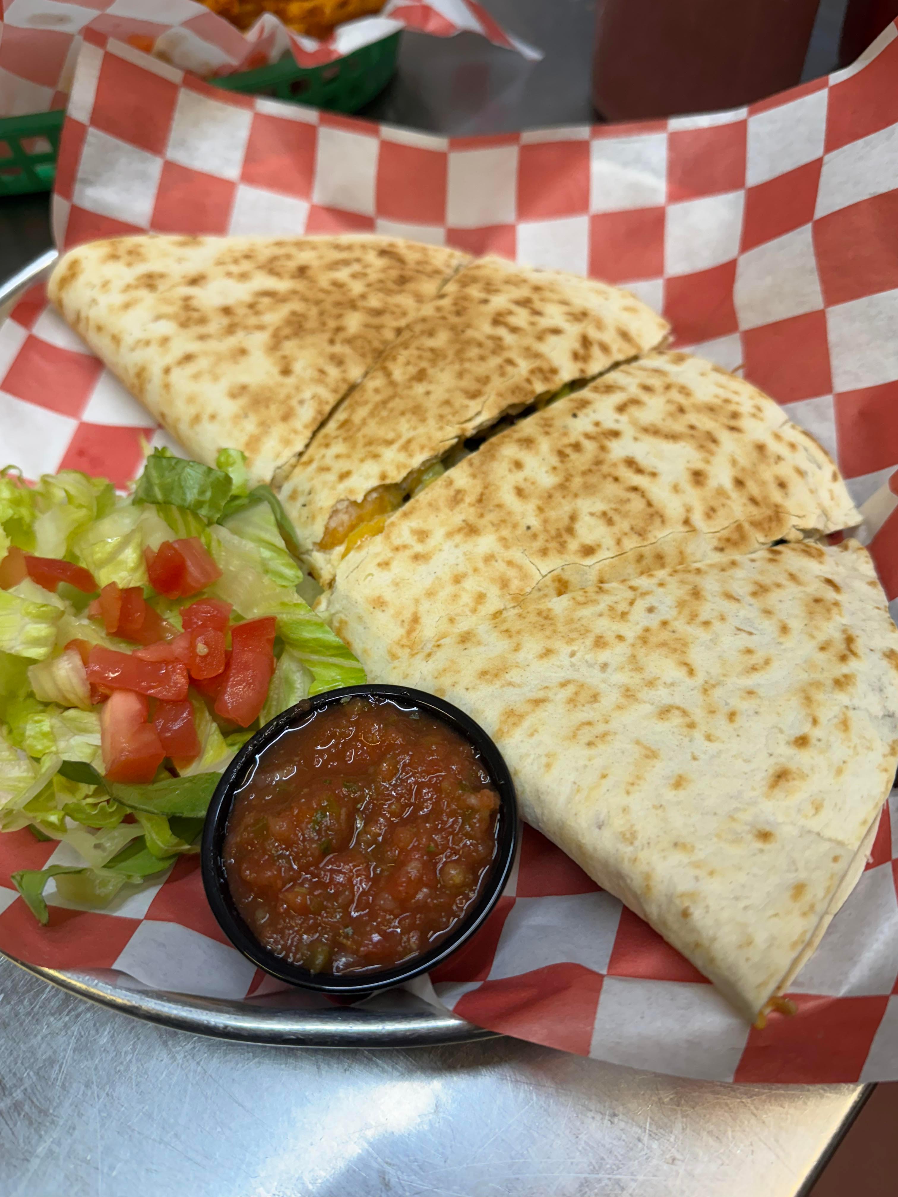 Quesadillas.