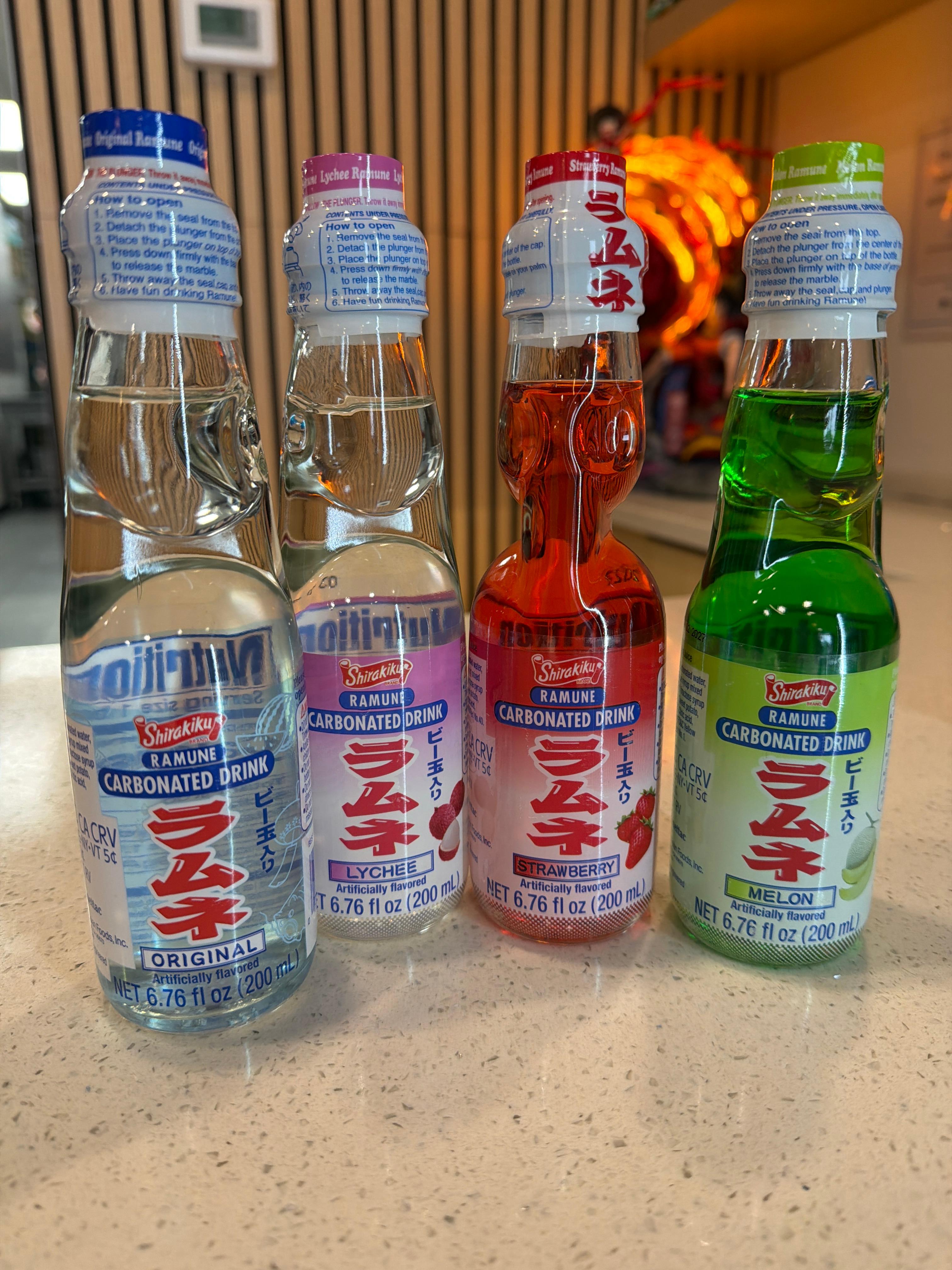Ramune Sodas.