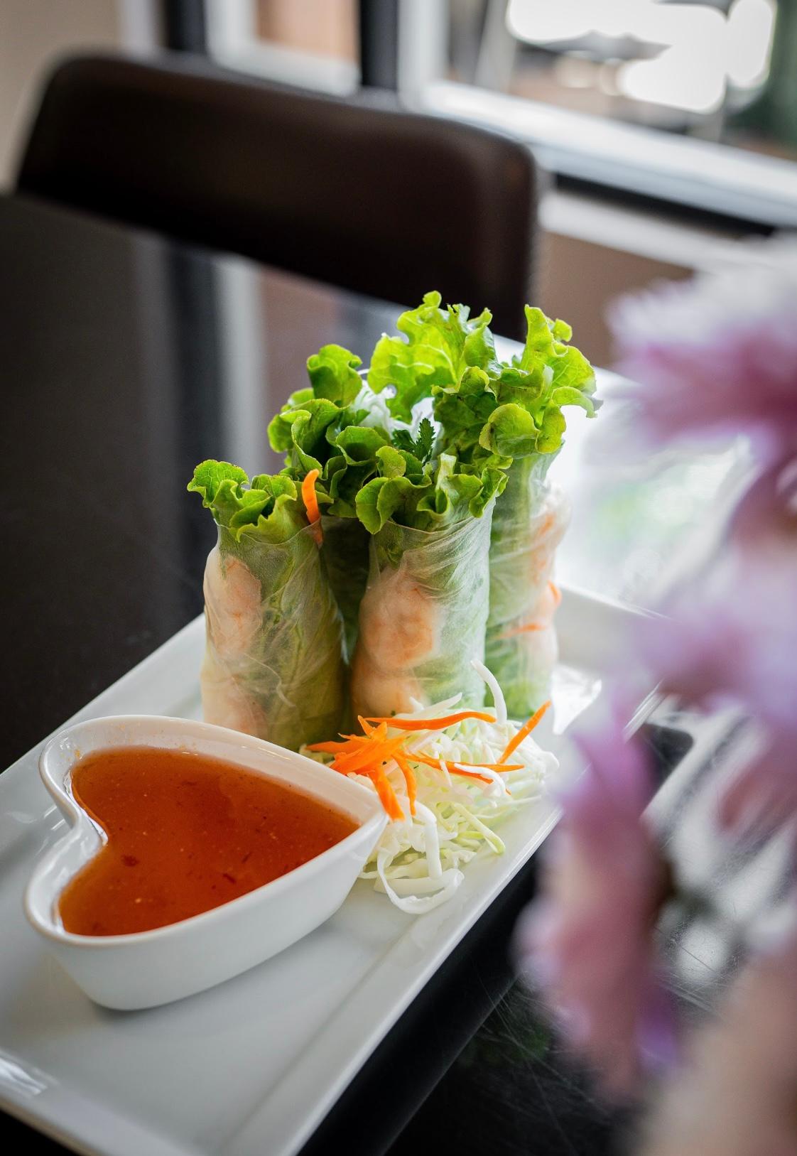 #2A SHRIMP Fresh Spring Rolls (4Pcs).