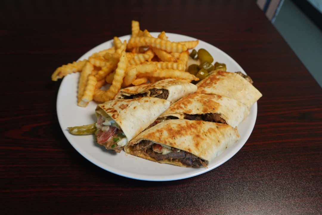Beef Shawarma Wrap Combo.