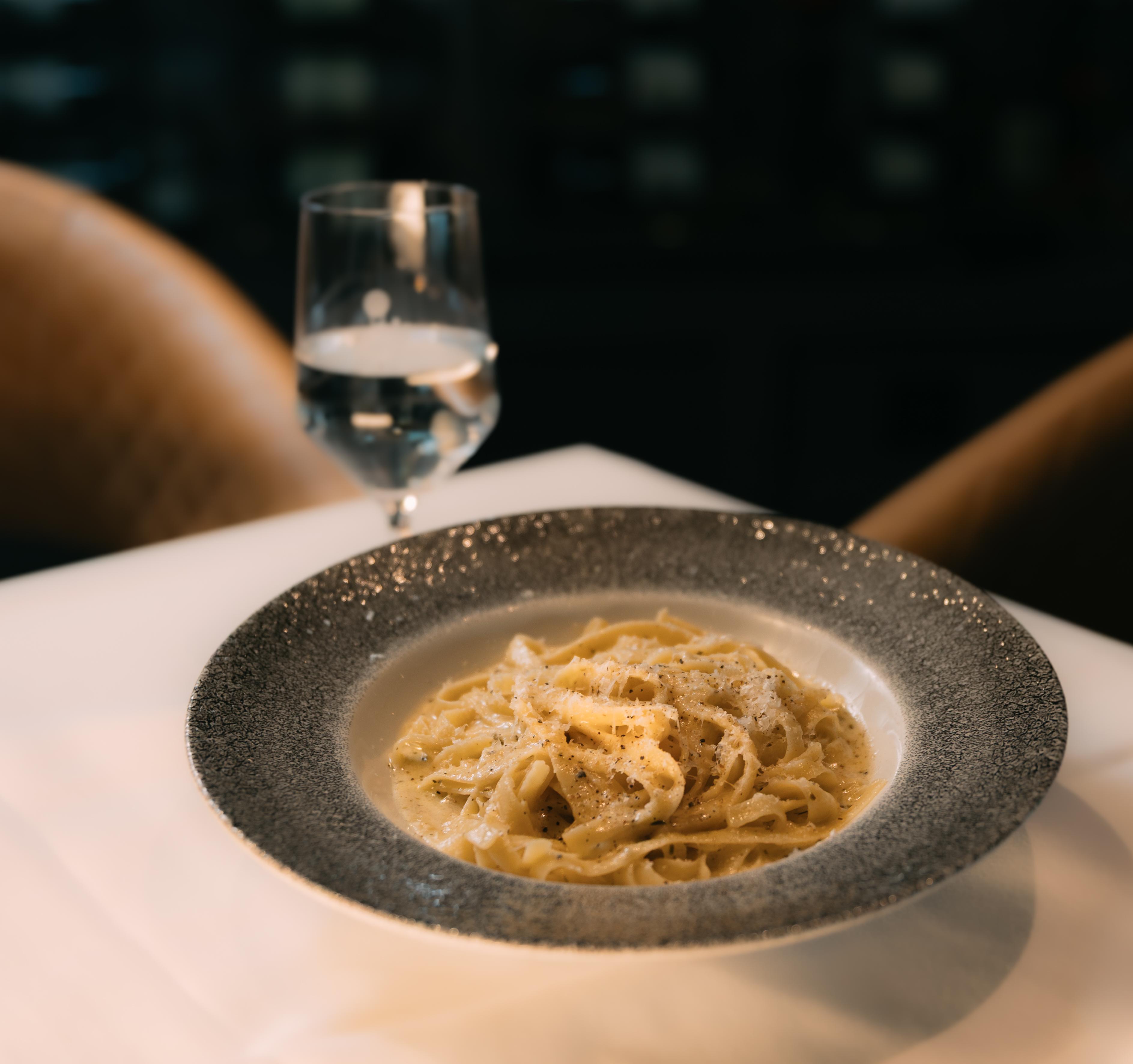 Fettuccine Alfredo.