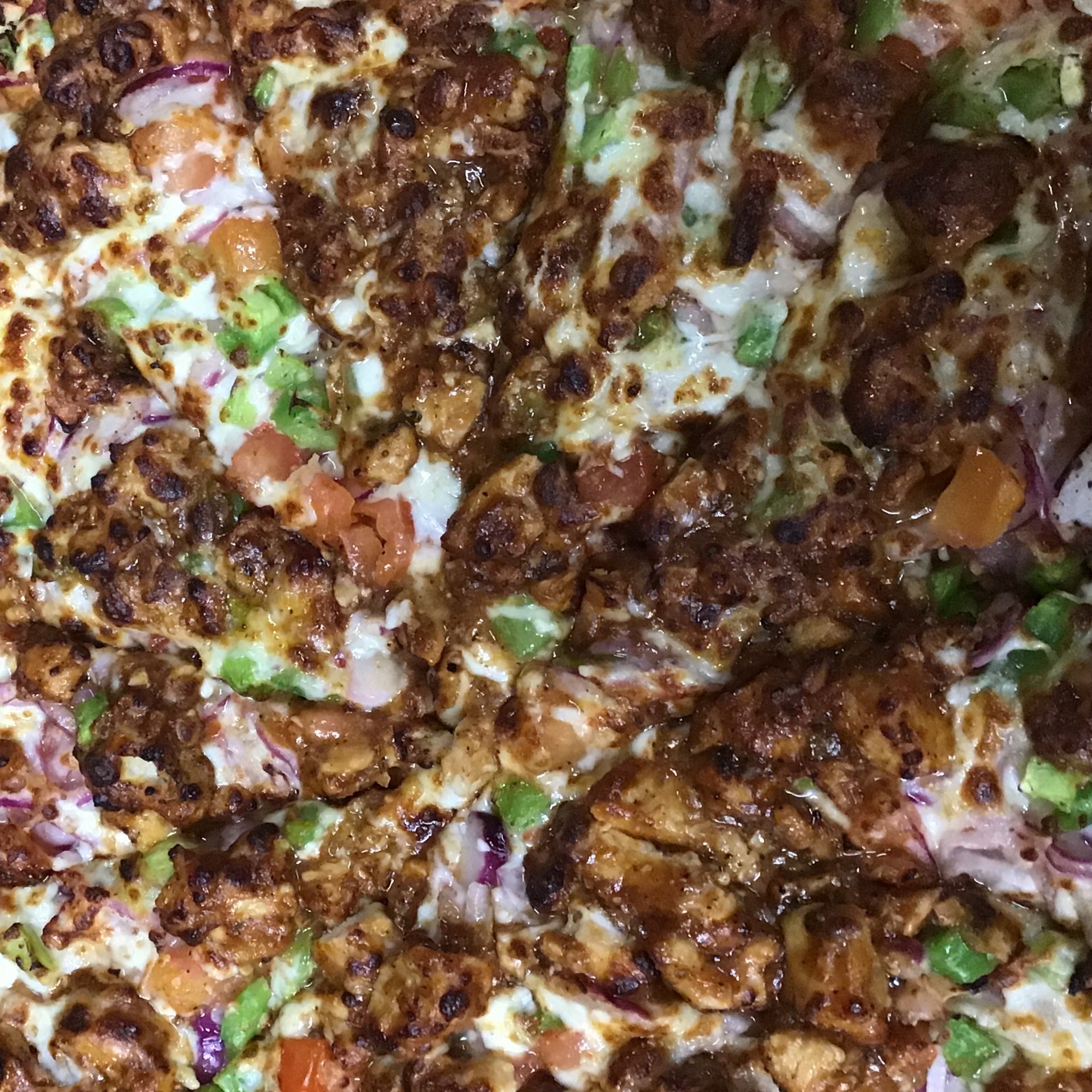 BBQ Chicken Bonanza Pizza.
