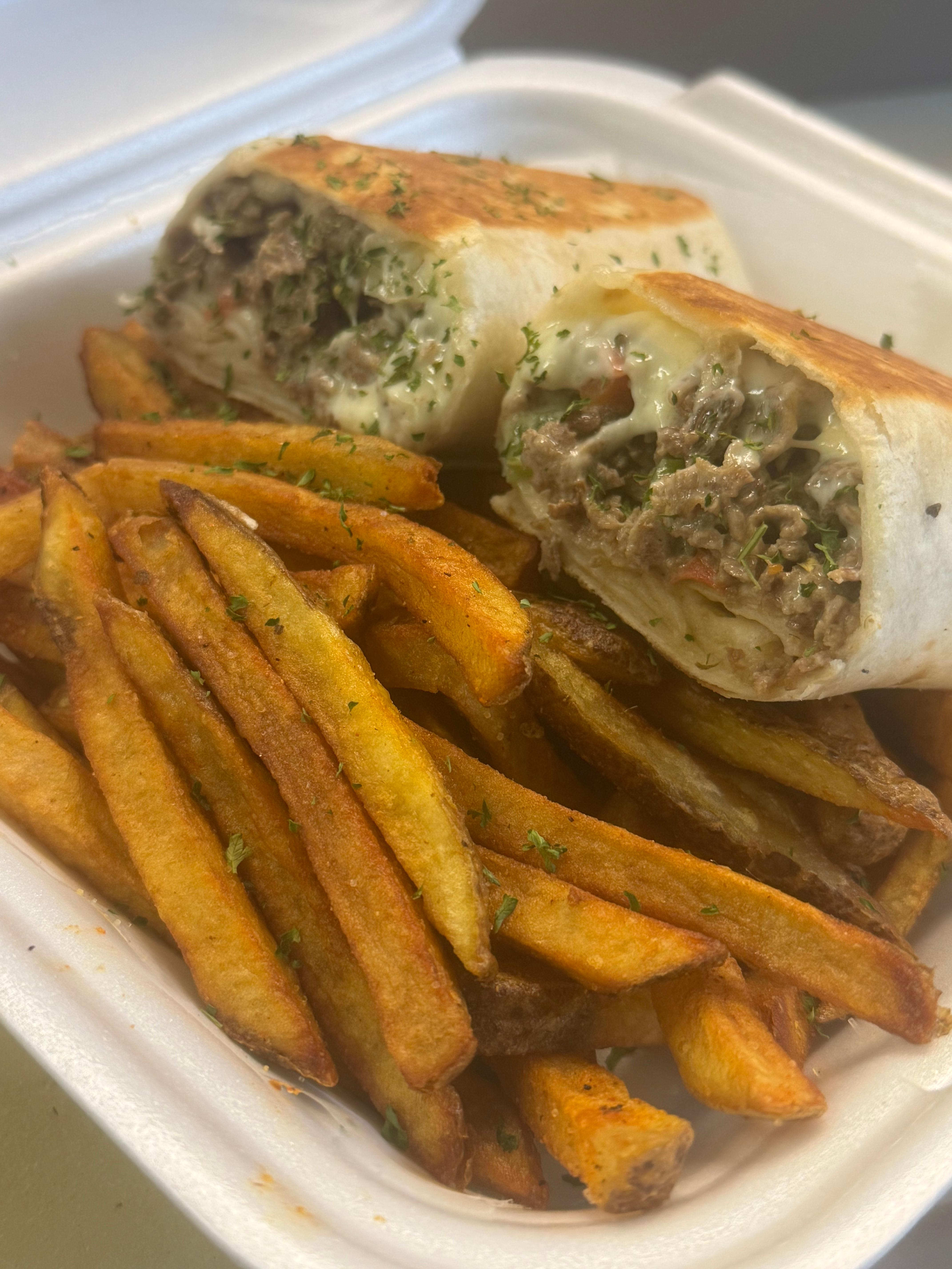 Steak Philly Wrap.