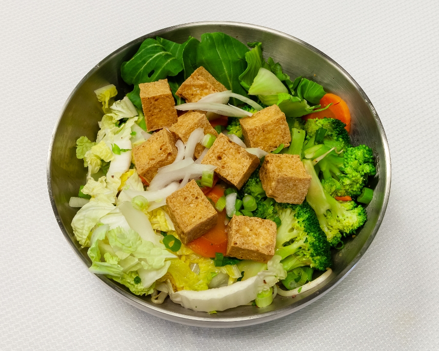 GREEN & TOFU BOWL.