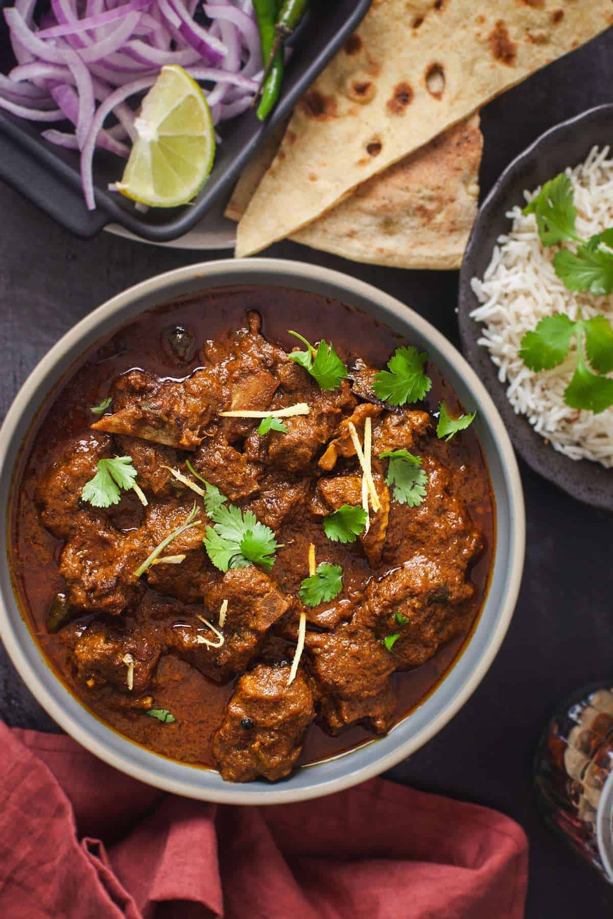 Andhra Mutton Curry.