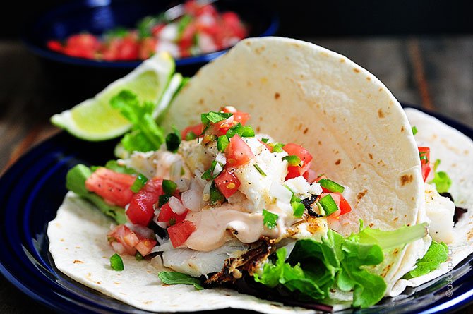 Tequila Honey Lime Chicken Taco Trios.