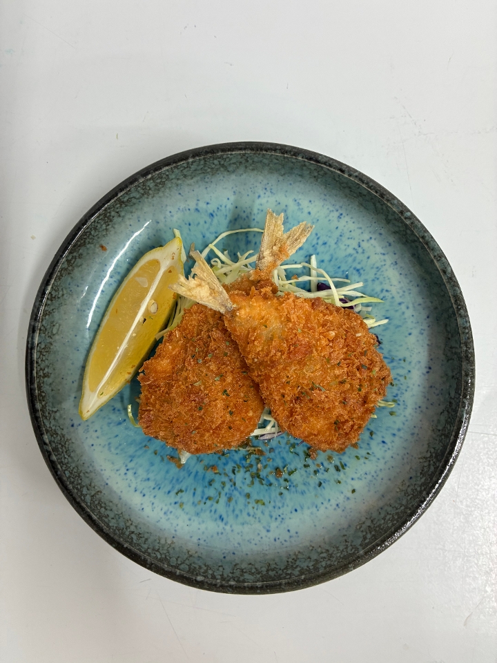 Aji Fry (Fried horse mackerel).