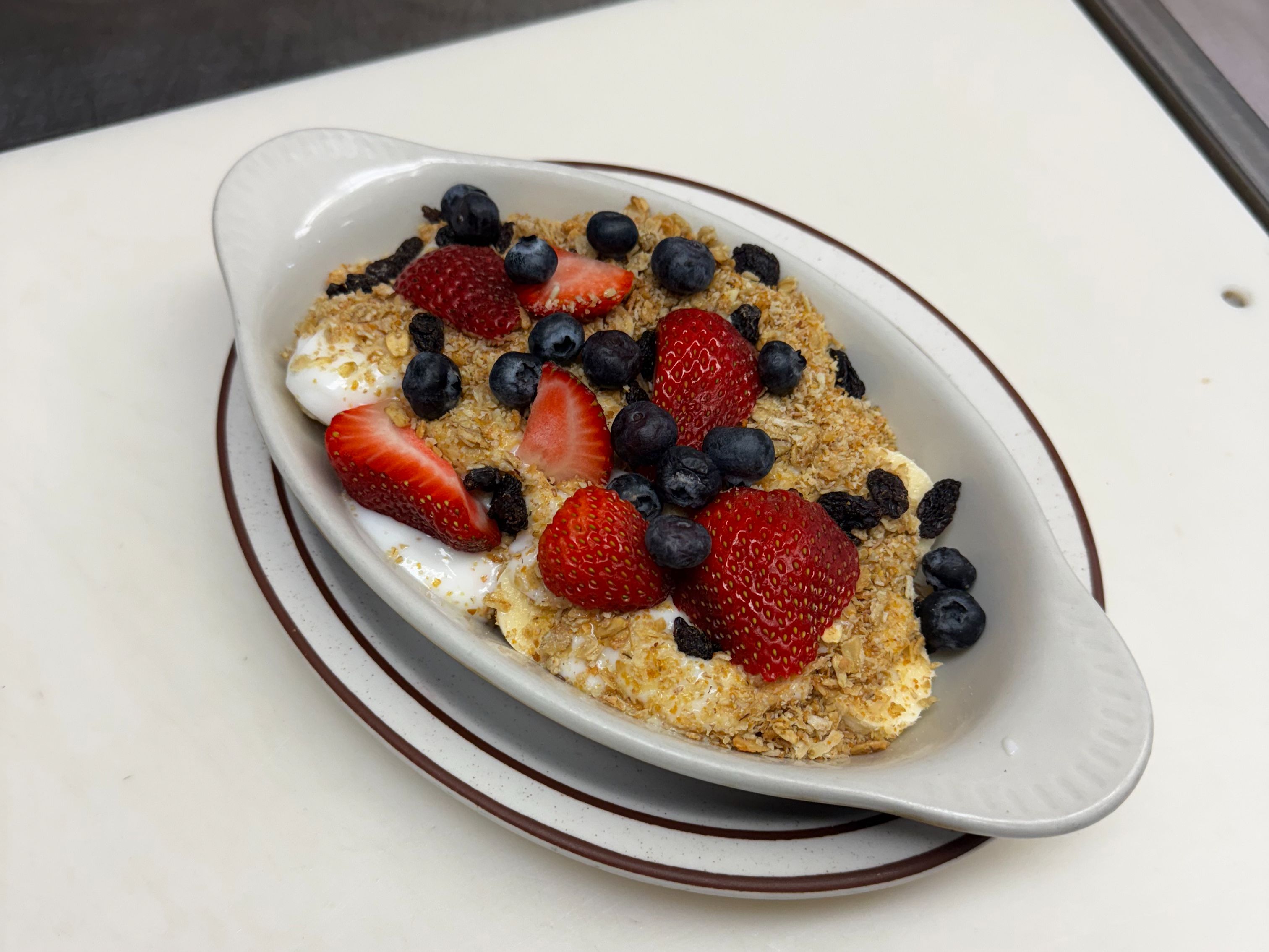 Breakfast Banana Split.