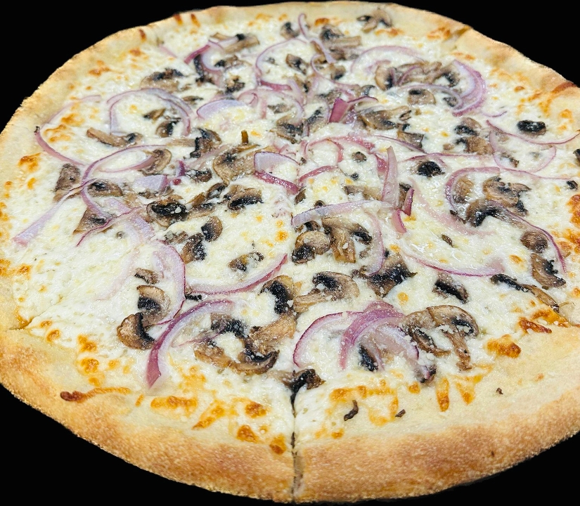 14" Truffle Mushroom Pizza.