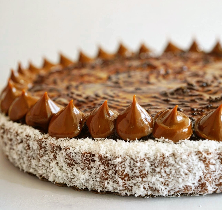 Coconut Dulce de Leche Cake.