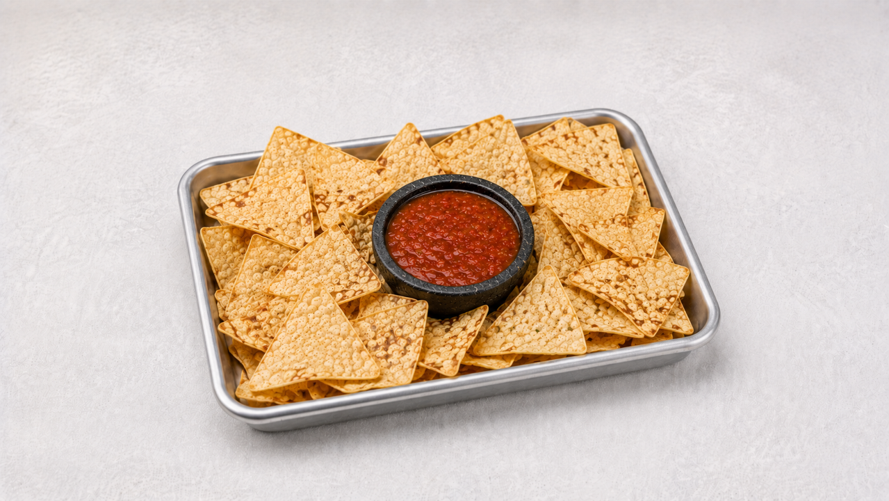 Salsa Roja & Chips.
