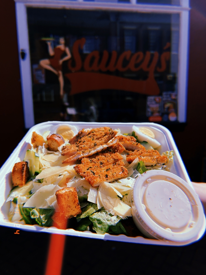 Chicken Caesar Salad.