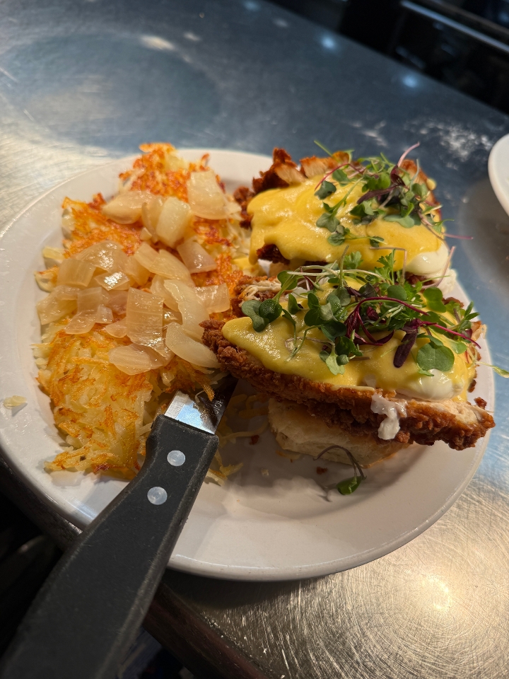 Fried Chicken Benedict.
