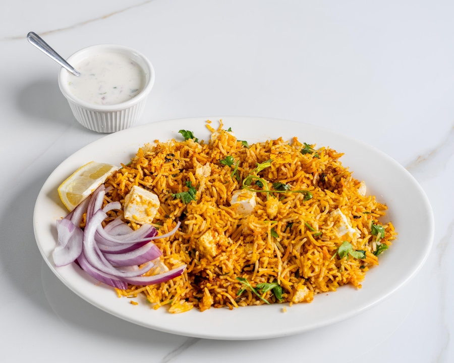 Paneer Biryani.