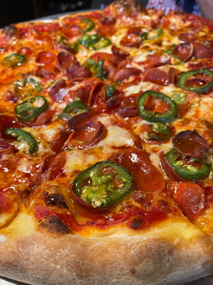 Spicy Mikey Pizza.