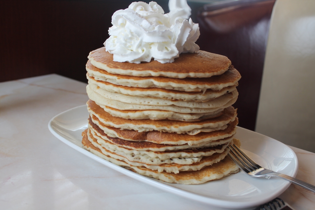 Half Stack Pancakes.