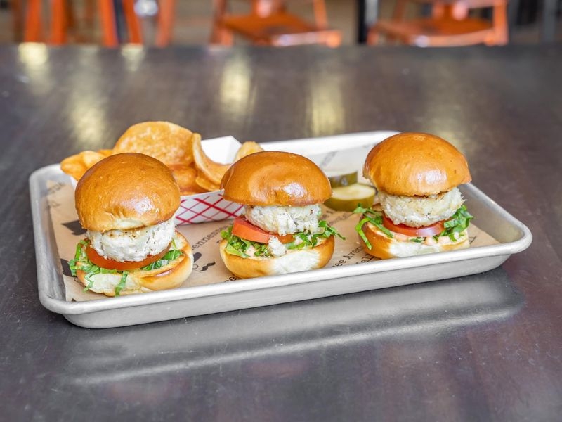 Crabcake Sliders.