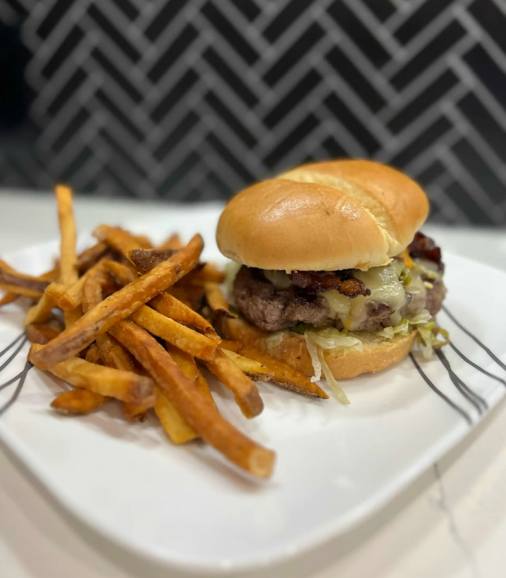 Spicy Pepperjack Burger.