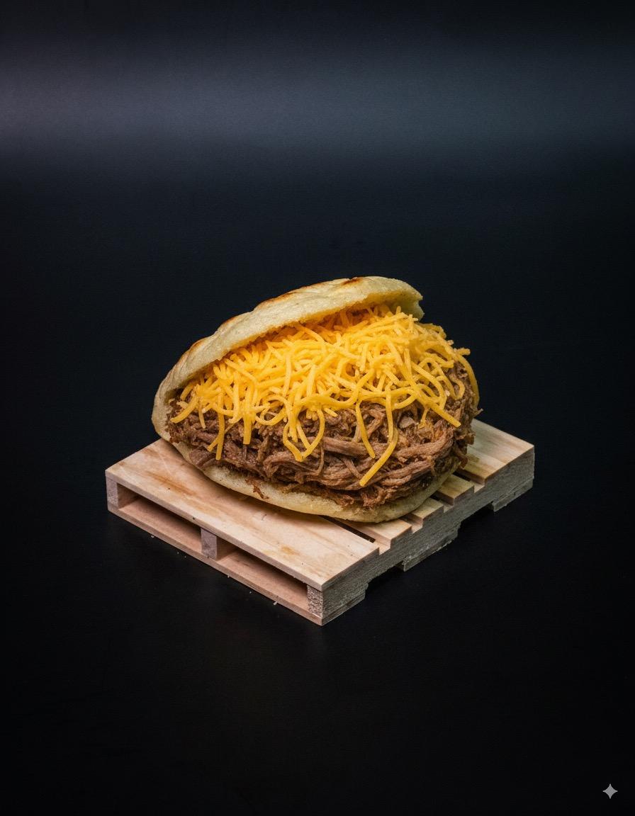 La Pelúa classic arepa.