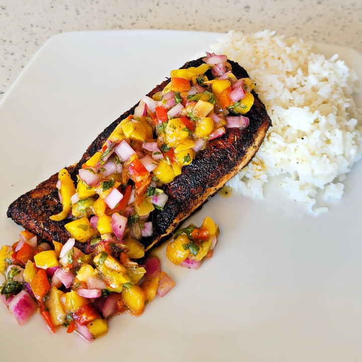 Blackened Salmon.