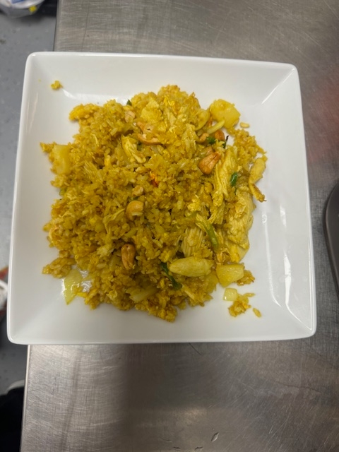 Yellow Curry Fried Rice.