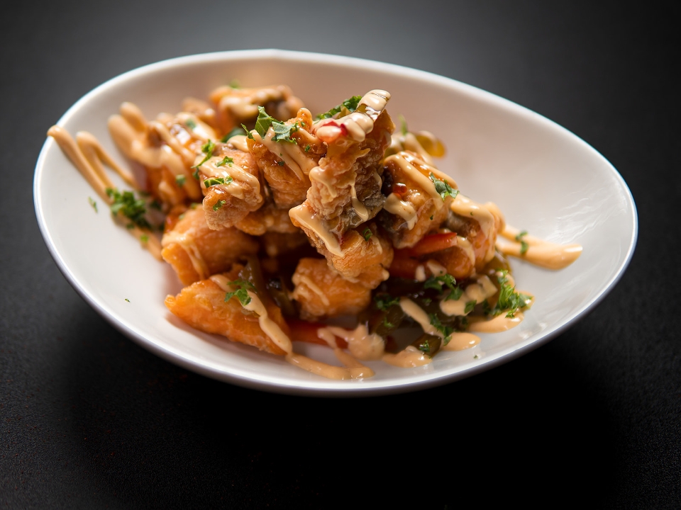 Firecracker Salmon Bites.