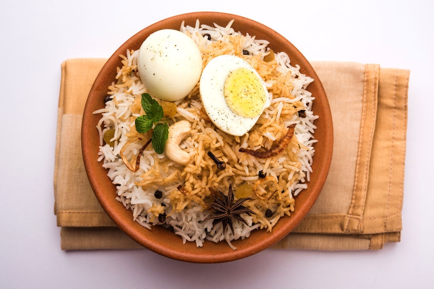 Egg Biryani.
