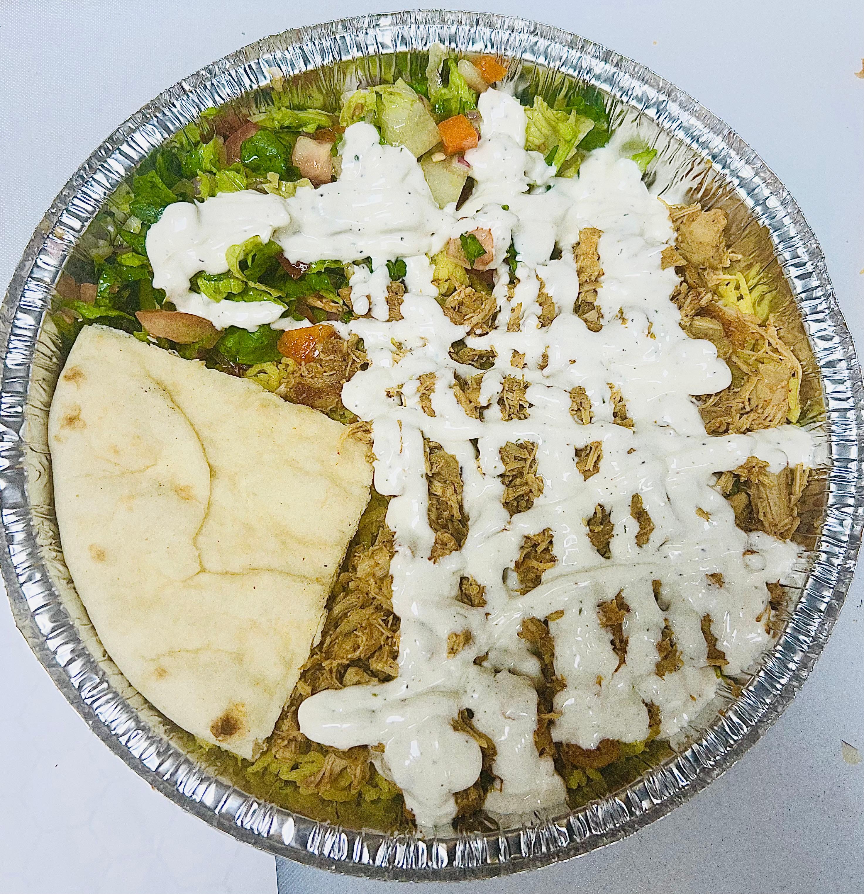 Chicken Rice Platter.