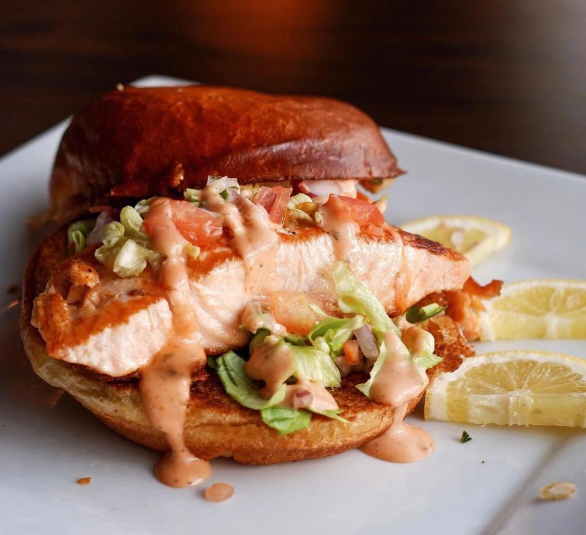 Salmon Sandwich.