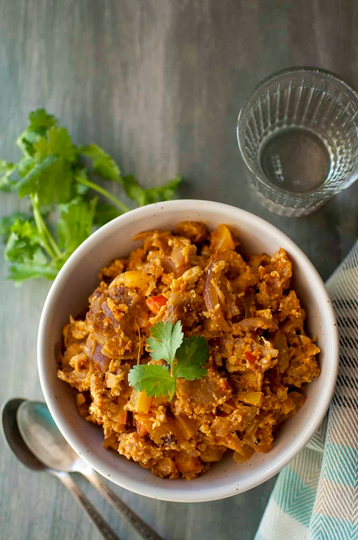 Kothu Parotta - Chicken.
